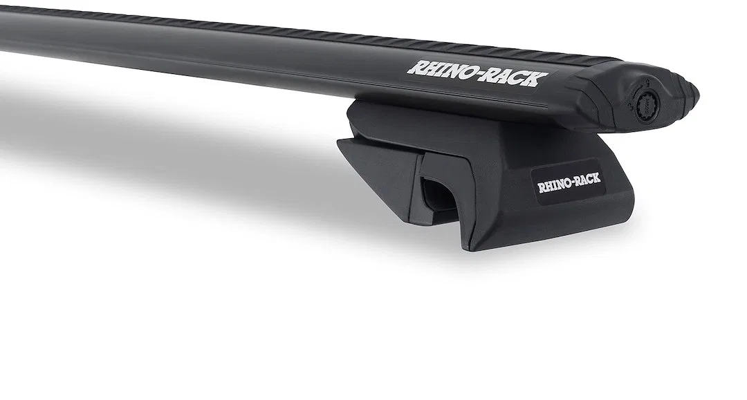 JA2270 – RHINO RACK Roof Rack, Direct Fit Black With 50 Inch Length Cross Bar/ Mounting Kit